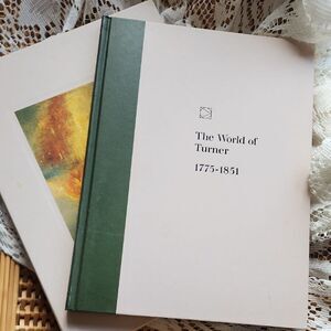VINTAGE 60' Art Coffee Table Book The World of Turner Book with Green Spine 1969